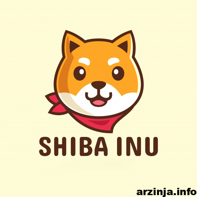 japanese dog شیبا inu لوگو design template
