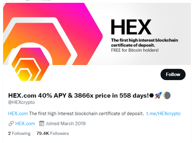 قیمت توکن HEX