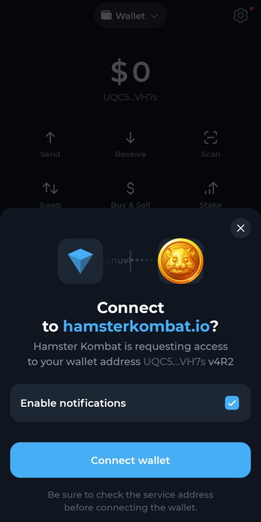 نحوه وصل کردن کیف پول به همستر کامبت