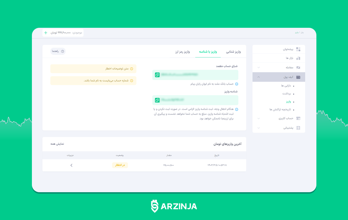 آموزش خرید ارزهای دیجیتال از صرافی ارزینجا