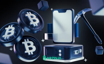 استخراج بیت کوین با موبایل - ماین کردن بیت کوین با گوشی - ماینینگ بیت کوین با موبایل-