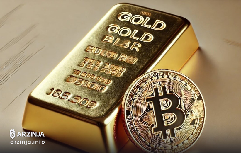 ارتباط طلا و ارز دیجیتال