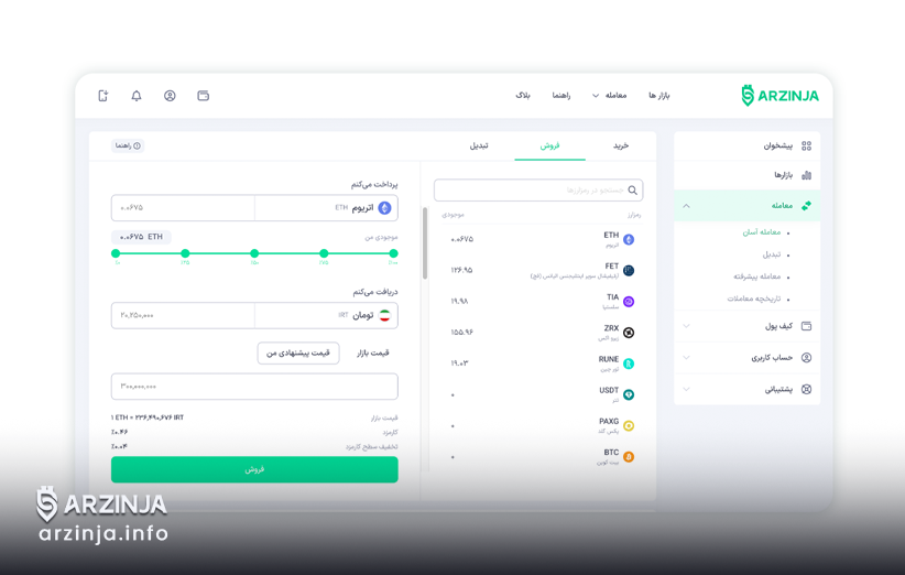 خرید ارز دیجیتال از صرافی ارز دیجیتال