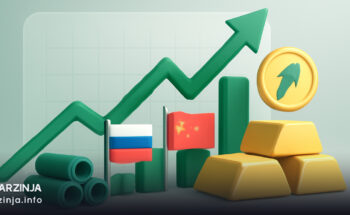 دو برابر شدن صادرات فلزات روسیه به چین در برابر افزایش قیمت طلا
