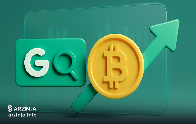 علاقه جستجو گوگل به BTC
