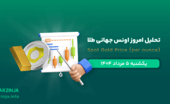 تحلیل انس جهانی | بررسی تکنیکالی XAU امروز ۵ مرداد 1404