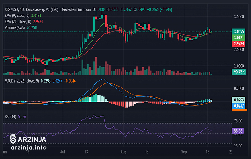 پویایی دفتر سفارش‌های XRP در تحلیل ریپل (XRP)
