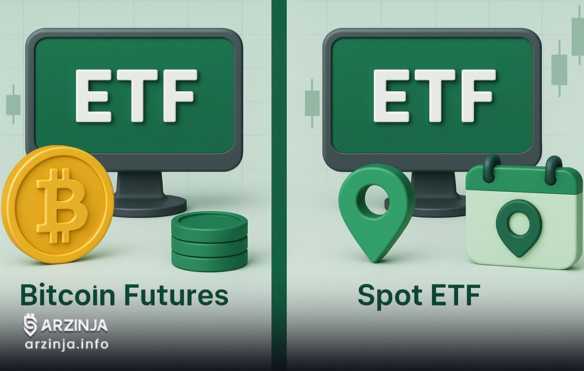 ETF فیوچرز بیت‌ کوین با ETF اسپات بیت‌ کوین چه تفاوت‌هایی دارد؟