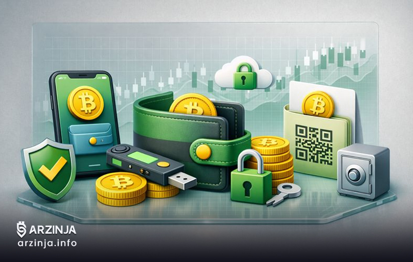 مقایسه انواع کیف پول بیت‌ کوین: نرم‌افزاری، سخت‌افزاری و صرافی