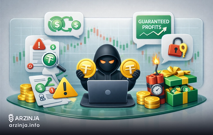 رفتارهای مشکوک کلاهبرداران هنگام معامله USDT