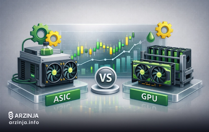 تفاوت دستگاه‌های ASIC و GPUها در بهترین رمزارزها برای ماینینگ چیست؟