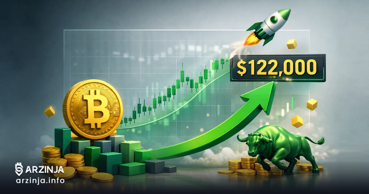 آیا بیت کوین تا 2 ماه آینده به 122 هزار دلار می رسد؟