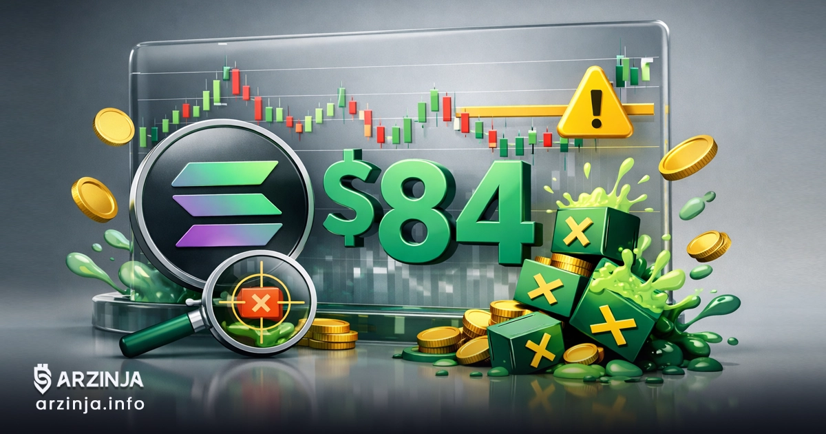 سولانا در سطح 84 دلار درحال معامله