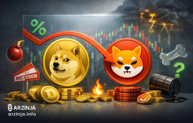 میم کوین‌های برتر: عوامل کلان و داخلی ریزش DOGE و SHIB