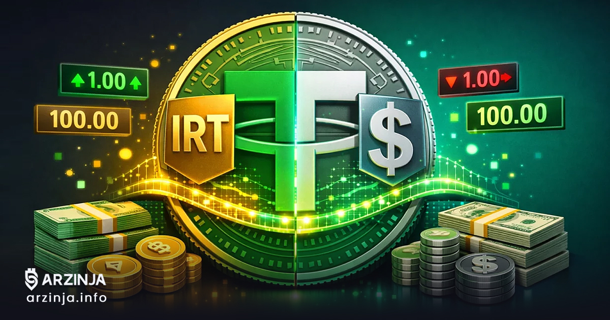 قیمت تتر USDT امروز - نرخ تتر به ریال و دلار