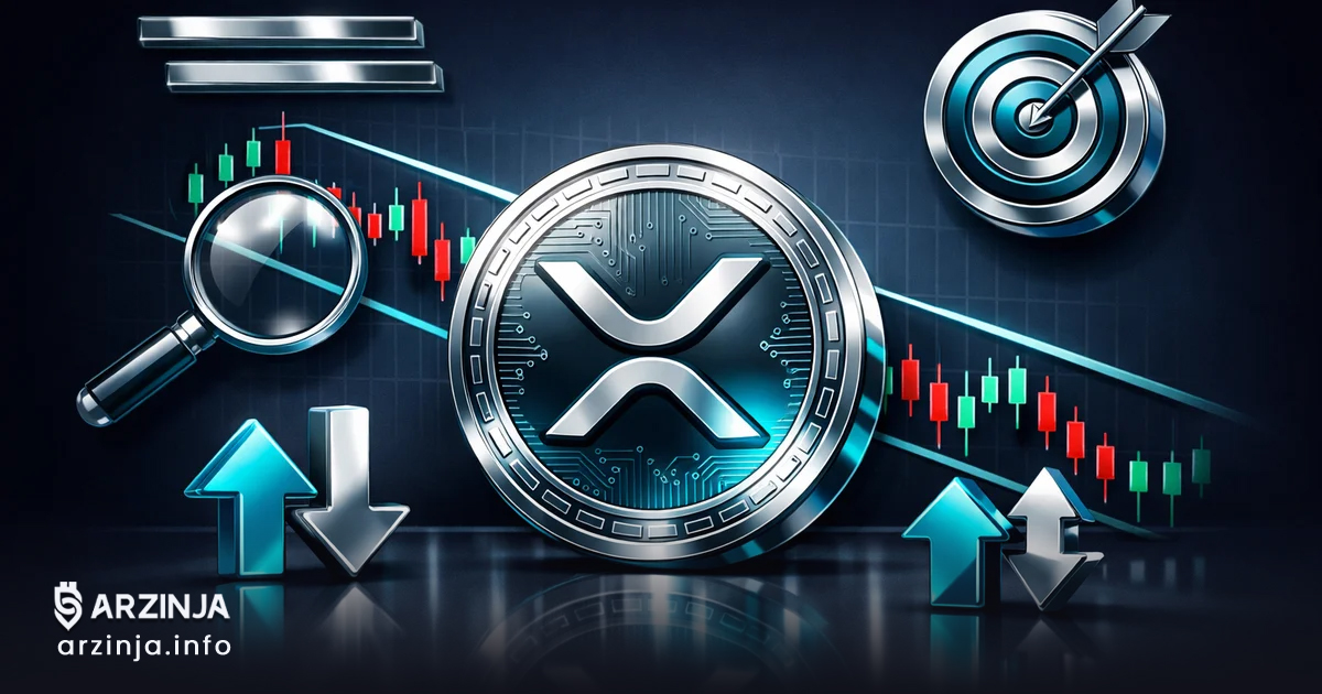 تحلیل تکنیکال ریپل XRP فروردین ۱۴۰۵؛ کانال نزولی و نقاط ورود
