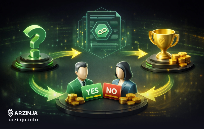 نحوه عملکرد بازار پیش&zwnj;بینی ارز دیجیتال