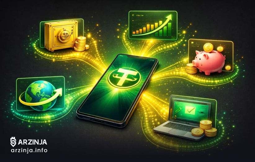 کاربردهای تتر USDT - ذخیره ارزش و پرداخت و سرمایهگذاری