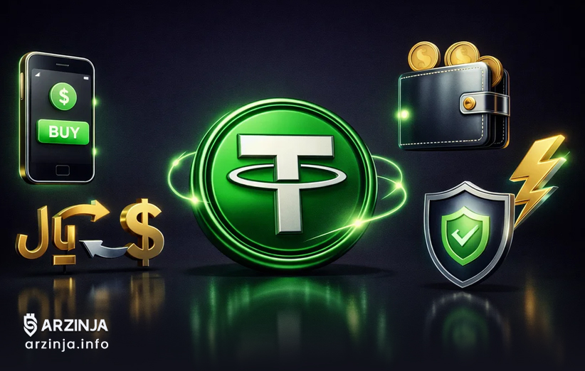خرید آسان تترUSDT از صرافی ارزینجا