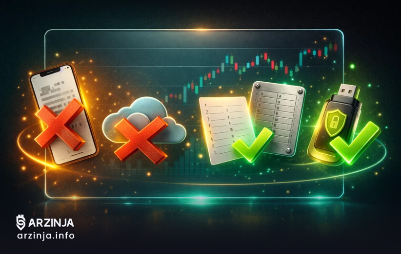 اشتباهات رایج در نگهداری seed phrase - نکات امنیتی کیف پول