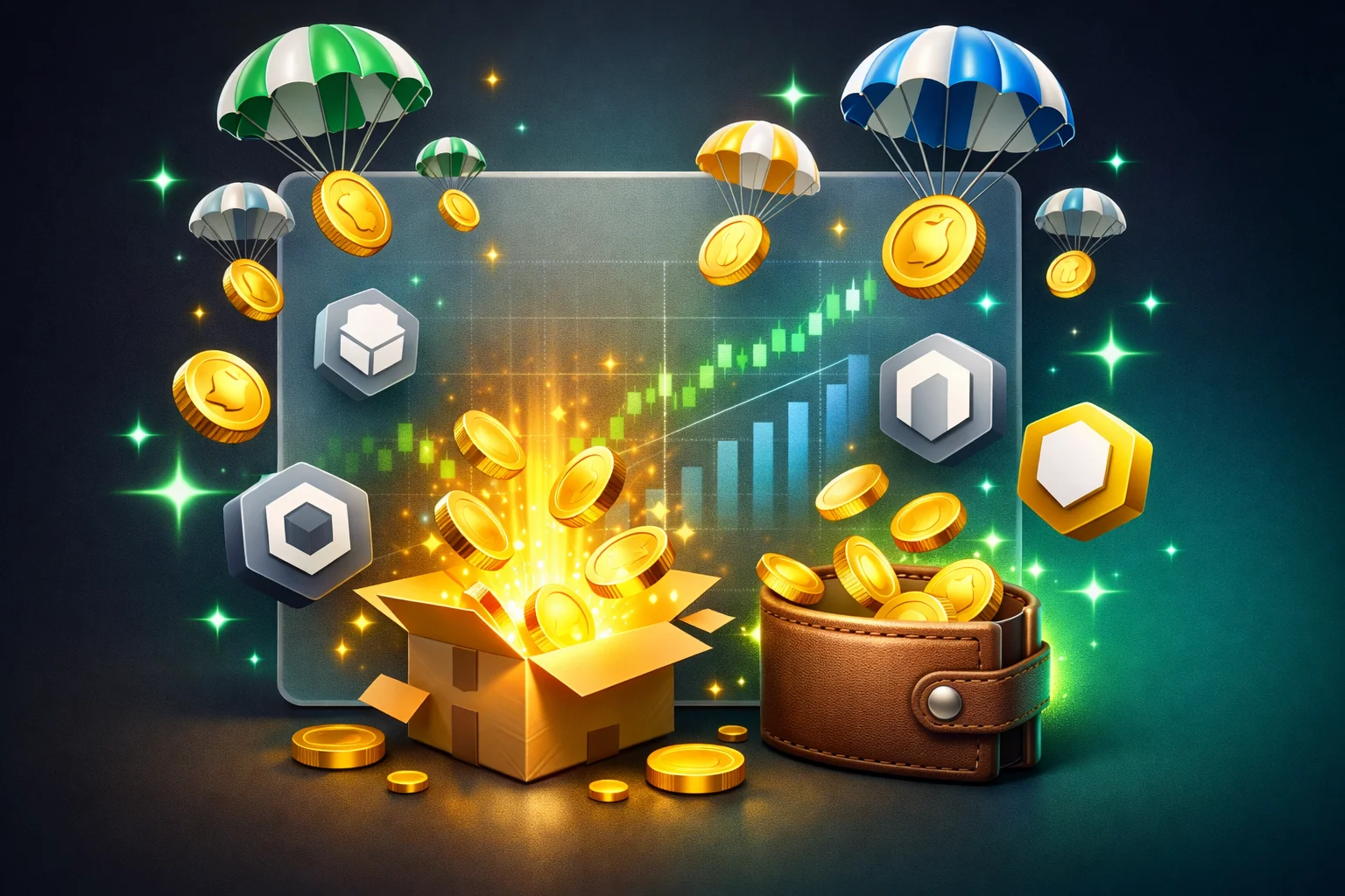 آموزش دریافت Airdrop؛ چطور توکن رایگان از پروژه‌های کریپتو بگیریم؟