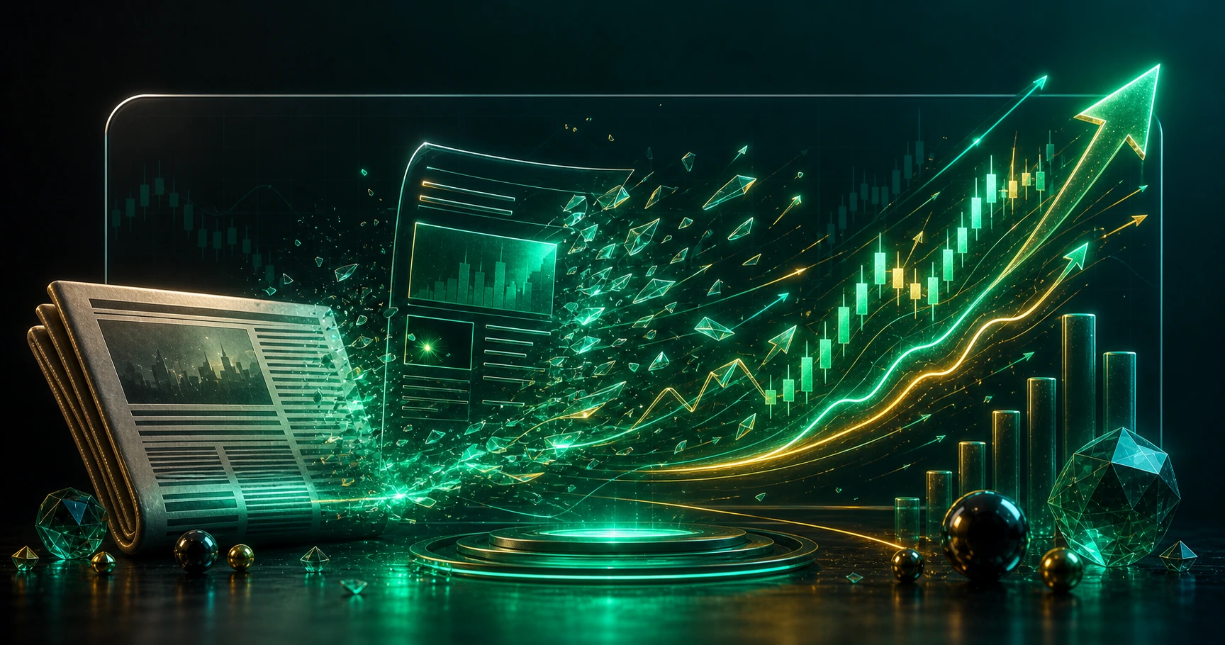 ترید با اخبار در بازار ارز دیجیتال