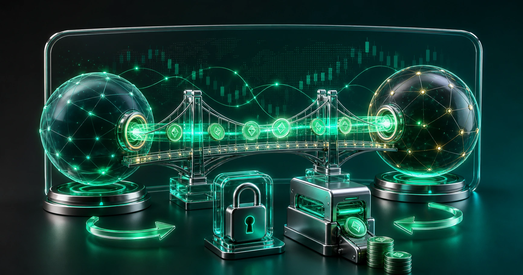 پل بین زنجیره‌ای (Cross-Chain Bridge) چیست؟ راهنمای امن انتقال دارایی بین شبکه‌های بلاکچین