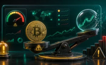 هشدار کریپتوکوآنت: رالی آوریل بیت‌کوین بر پایه اهرم بود نه تقاضای واقعی