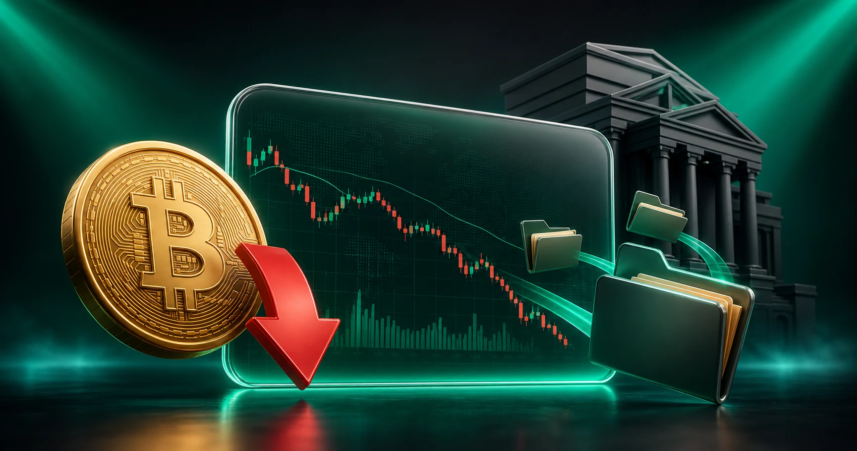 خروج ۶۴۸ میلیون دلاری از ETFهای بیت کوین در یک روز؛ بلک‌راک تنها ۴۴۸ میلیون دلار از دست داد
