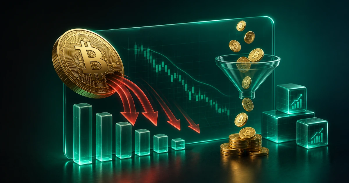 بیت کوین ETF پس از ۶ هفته ورود پول؛ خروج ۱۴ هزار BTC در یک روز