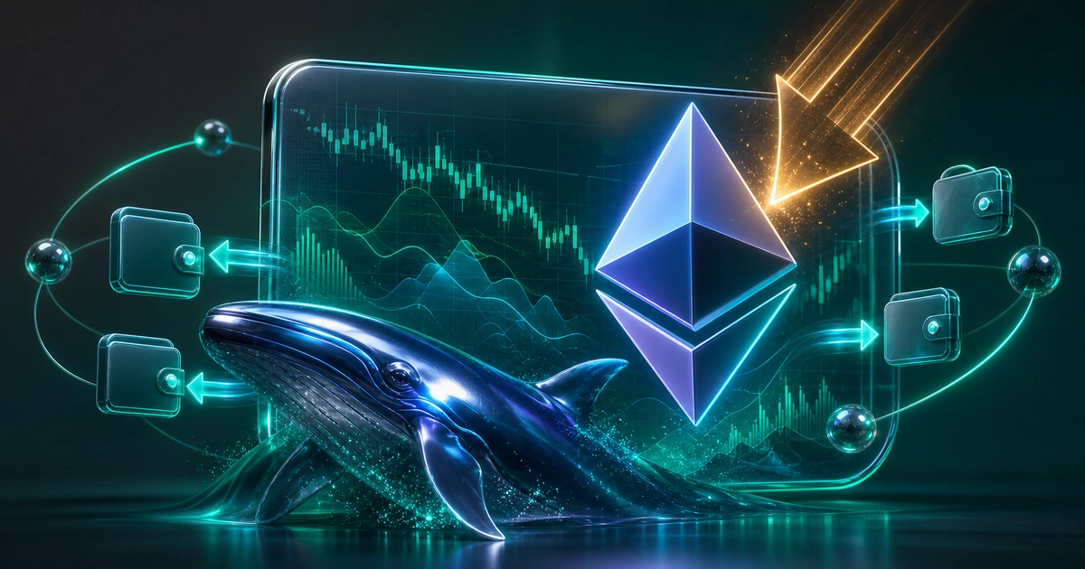اتریوم زیر فشار نهنگ‌ها؛ ۳۷,۸۰۰ ETH جابجا شد و سطح ۱,۵۰۰ دلار در خطر است