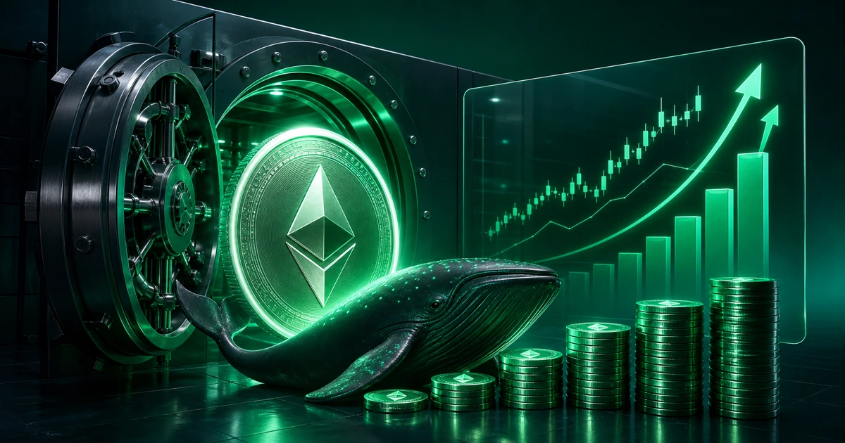 خرید و انباشت اتریوم توسط نهنگ بیتماین تا ۵.۷ میلیون ETH