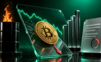 افت قیمت بیت کوین با صعود نفت و نرخ بهره و سقوط شانس لایحه کلریتی
