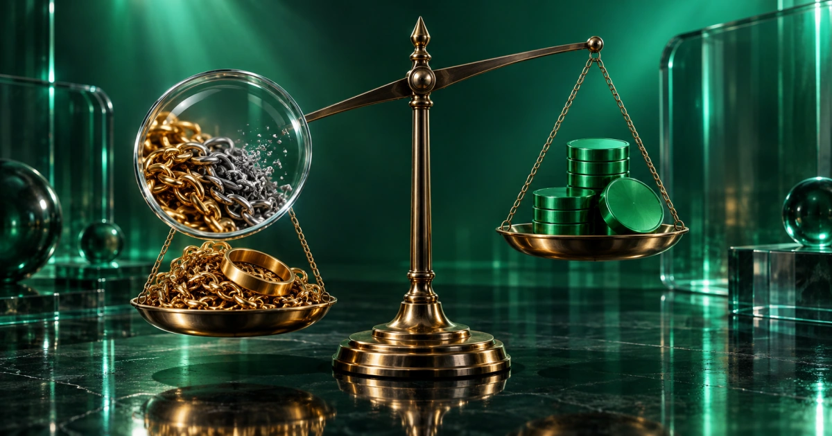 مقایسهٔ هزینهٔ فروش طلای دست دوم با تتر و شکاف قیمت خرید و فروش