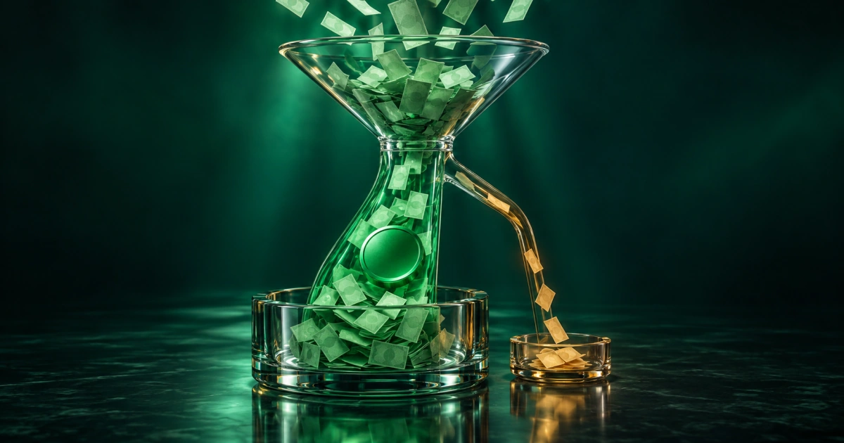 مسیر پول در اولین خرید ارز دیجیتال و جدا شدن سهم کارمزد معامله از مبلغ اصلی سفارش