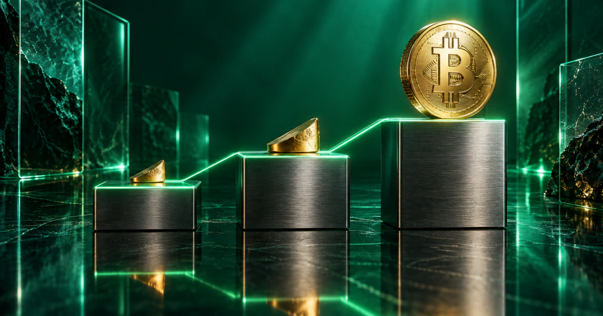 انباشت تدریجی بیت کوین از مبلغ کم تا رسیدن به واحد کامل