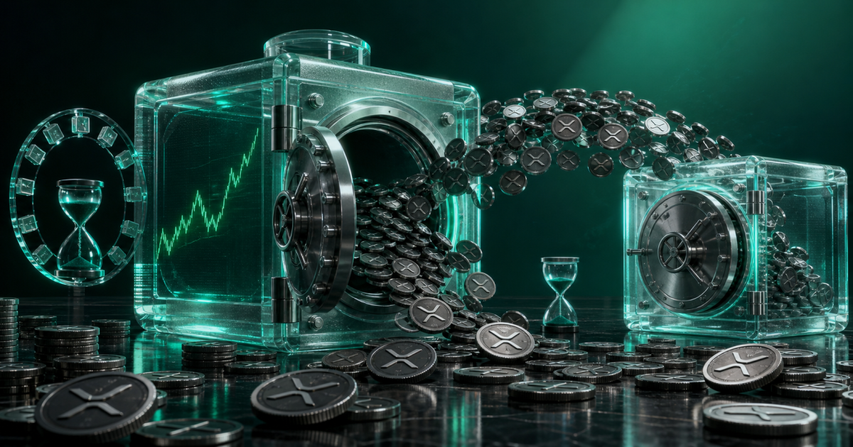 آزادسازی اسکرو ریپل و خروج ۱ میلیارد XRP از قرارداد امانی در برنامهٔ ماهانه