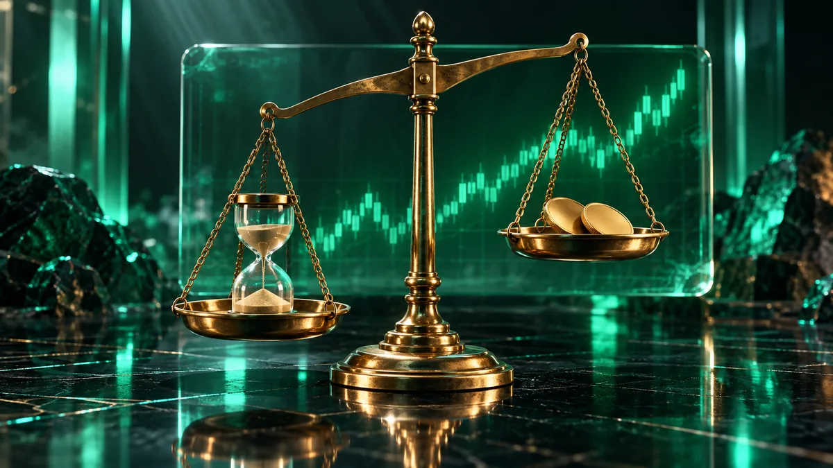 مقایسهٔ ارزش ساعت وقت با پاداش ایردراپ روی ترازوی برنجی