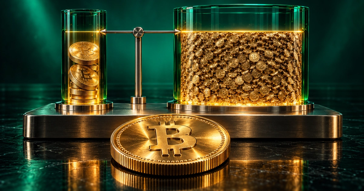مقایسه ارزش بازار دو توکن با قیمت واحد متفاوت