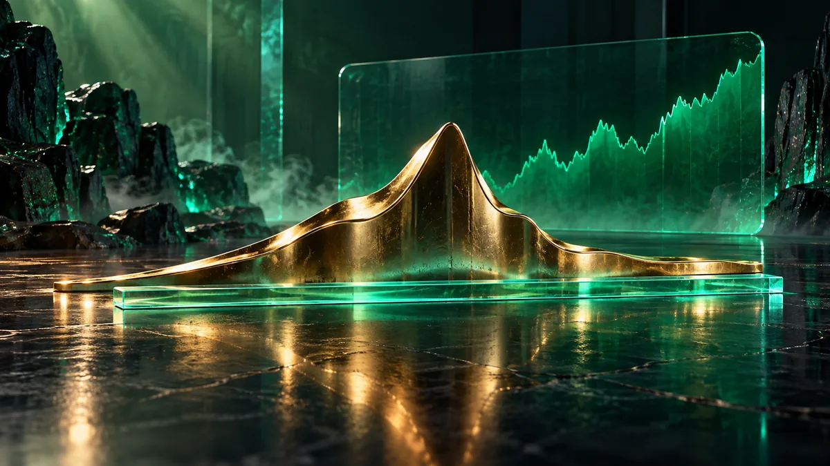 مسیر پرنوسان قیمت طلا در برابر مسیر ثابت تتر در ۱۲ ماه اخیر