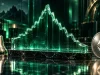 نمودار شیشه‌ای اوج و ریزش قیمت پس از لیست شدن ارز در صرافی