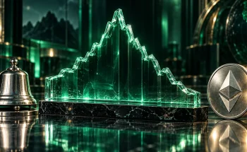 نمودار شیشه‌ای اوج و ریزش قیمت پس از لیست شدن ارز در صرافی